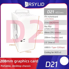 5.9L A4 Telaio HTPC Mini ITX