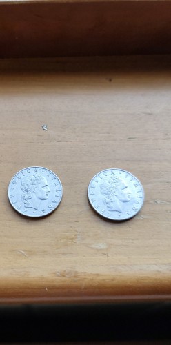 Coppia lire vulcano 1955 - 50,