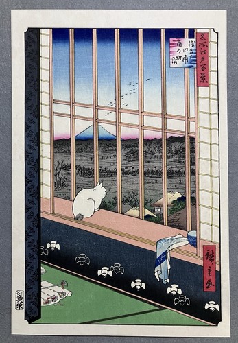 Stampa xilografia hiroshige - stampa,