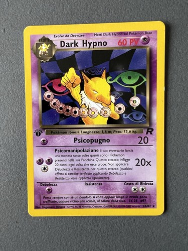 Carta pokémon dark hypno - dark,