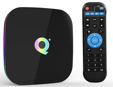 TV BOX ANDROID Q PLUS ANDROID 10 QUAD CORE 4GB RAM 64GB ROM 6K USB3.0 HDMI SMART