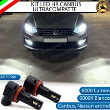 KIT FULL LED H8 FENDINEBBIA PER VOLKSWAGEN POLO 6R 6C 6000K 6000 LM CANBUS
