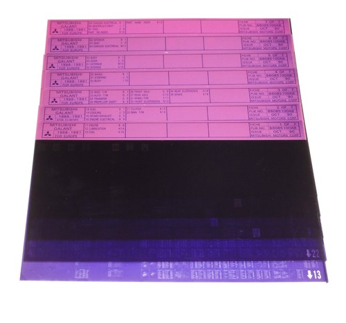 Microfiche catalogo ricambi - microfiche,