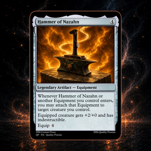 Hammer nazahn scheda - hammer, mtg