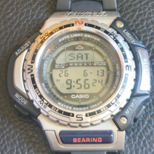 Casio pro trek - prt-1400, triplo