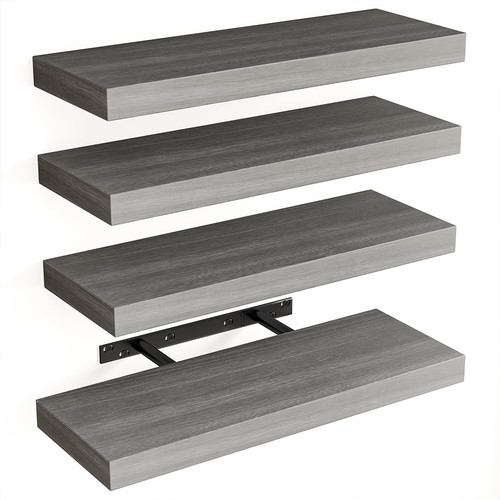 Set mensole parete grigio - da,