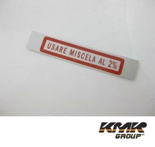 M189 ADESIVO ROSSO MISCELA 2% VESPA 125 ET3 PRIMAVERA SPRINT SUPER GT GTR GL