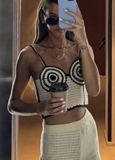 Top all uncinetto zara - all'uncinetto,