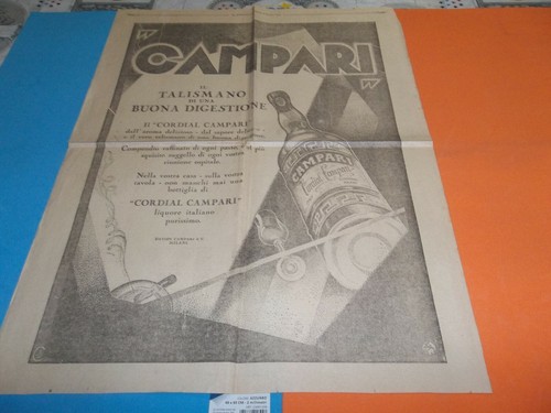 Pubblicita 1930 cordial - 1930,