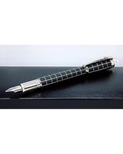 Penna stilografica Montblanc Starwalker Platinum metallo / caucciù