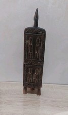 Scatola farmacia in legno Dogon africana - larghezza 3 pollici H 14 pollici Africa occidentale - Mali