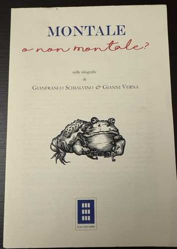 Montale non - montale,
