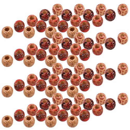 200 pcs perline legno - pcs,