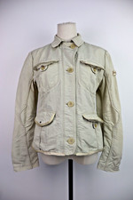 PEUTEREY GIUBBINO GIACCA DONNA TG. 44 JACKET MADE IN ITALY VINTAGE NYLON BEIGE