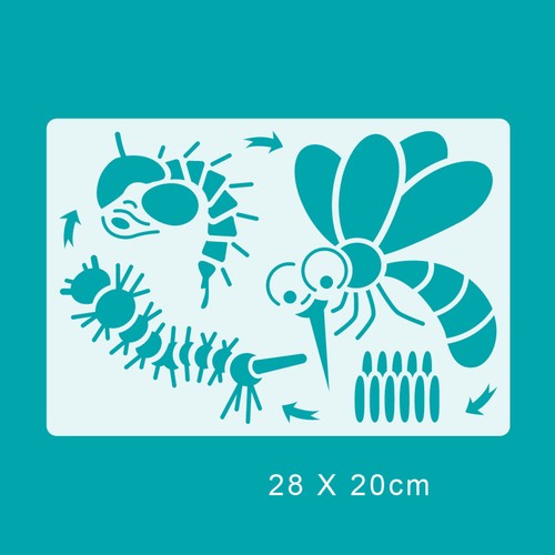 Texture pittura stencil set - pittura,