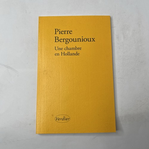 Pierre bergounioux une - bergounioux, chambre