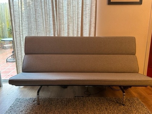 Eames sofa compact heathered - sofa,