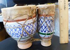 Set bongo in pelle grezza