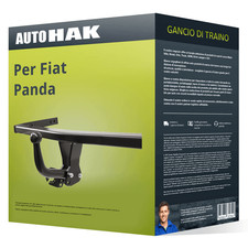 Gancio traino compatibile per Fiat Panda 09.2003 - 12.2011 fisso Auto Hak NUOVO