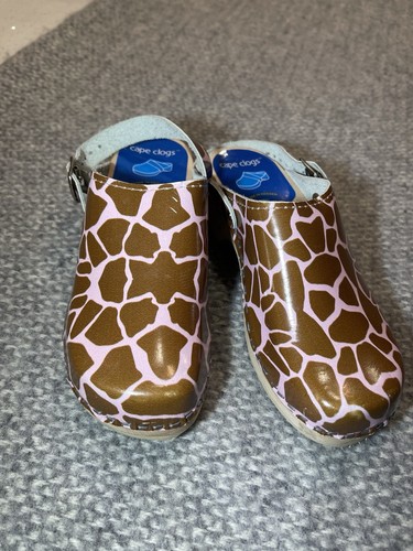 Cape clogs stampa giraffa - cape,