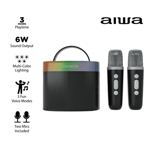 Aiwa altoparlante karaoke - aiwa,