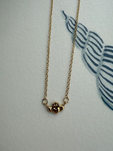Collana claddagh irlandese oro - claddagh,