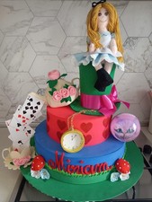 Torta scenografica #Alice Nel