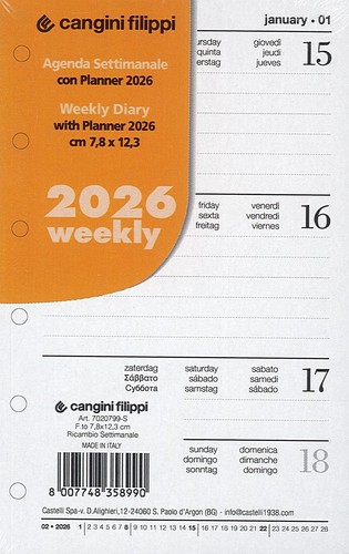 Ricambio organizer agenda - ricambio,