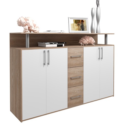 Credenza comò moderna con - , 3