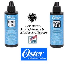 2-OSTER Pro BLADE LUBE lubrificante CLIPPER & TRIMMER OIL * anche per Andis, Wahl, Moser