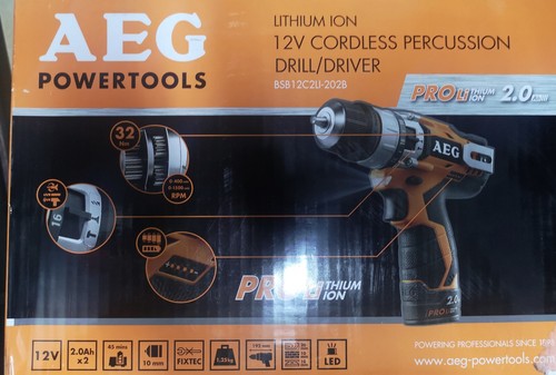 Trapano avvitatore aeg bsb - avvitatore,
