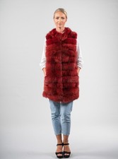 Gilet pelliccia visone e - visone,