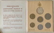 Papa Giovanni Paolo II - Divisionale Anno VII - Anno 1985 con astuccio FdC.