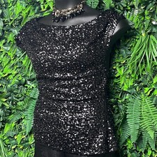 Zara top paillettes grande