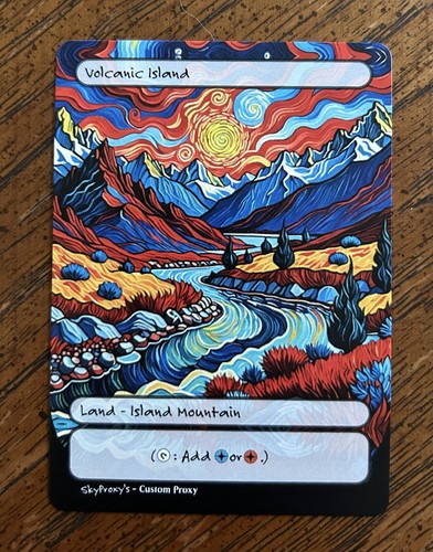 Mtg isola vulcanica stile - -,