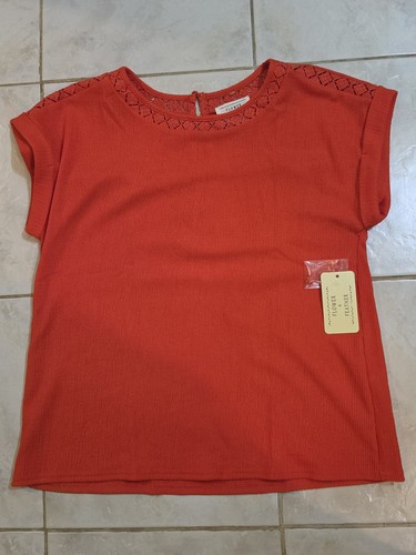Blusa arancione fiori piume - arancione, e