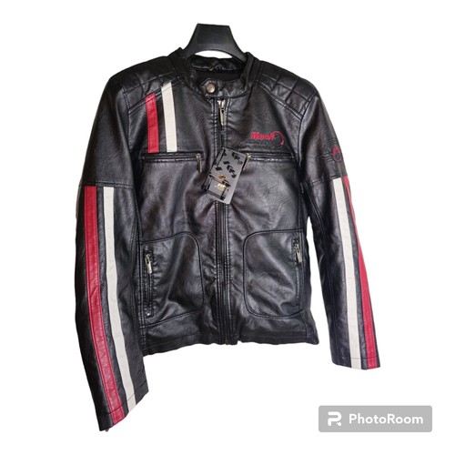 Giacca pelle uomo - , nera