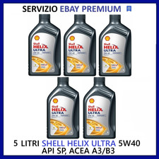 SHELL 5W40 Olio motore Helix 100% sintetico BMW LL01, MB 229.5/226.5,VW 5LITRI