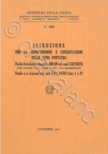 FUCILE Garand Mod 1-2 e FAL BM59 1969 5957  Manual Manutenzione - DVD