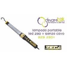 329 230V LAMPADA PORTATILE A LED 230 V SENZA CAVO ZECA