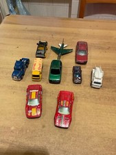 LOTTO MACCHININE VARIE PLASTICA E FERRO ANNI 80 vintage AEREO