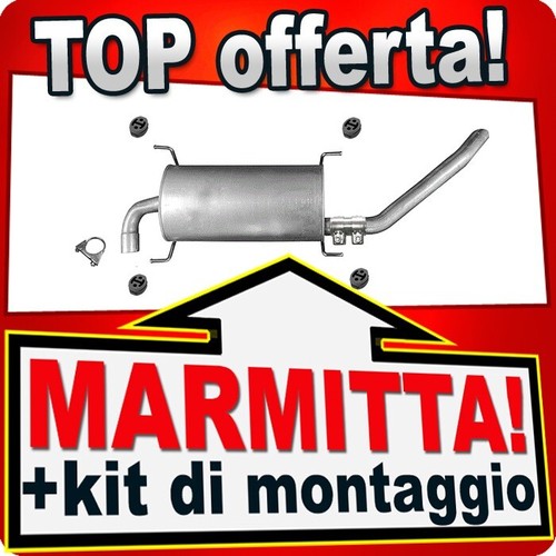 Silenziatore posteriore per - silenziatore,