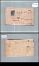 Storia postale Regno VEII da Sutera a Caltanissetta sassone 27