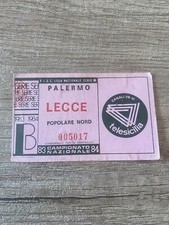 Palermo-Lecce biglietto Calcio