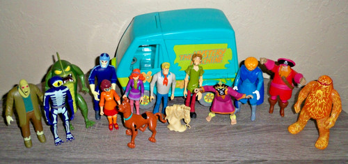 Lotto figurine mega scooby - figurine, scooby-doo