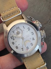 HAMILTON FROGMAN TITANIUM CHRONOGRAPH AUTOMATIC  7750 SWISS VALJOUX NO E.T.O.