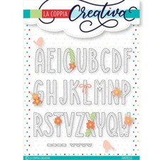 Fustelle metalliche Alfabeto con Cucitura Maiuscolo per Big Shot Sizzix