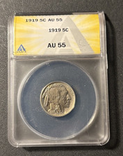 1919 BUFALO NICHEL - ANACS AU