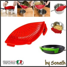 COLINO SCOLAPASTA LIQUIDI ACQUA DA BORDO PER  PENTOLA PADELLA CUCINA CIBO PASTA