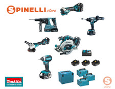 MAKITA DLX6126JX1 Kit combo 6 attrezzi + 3 batterie 18V LXT BL